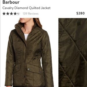 Barbour Calvary Diamond Quilted Jacket